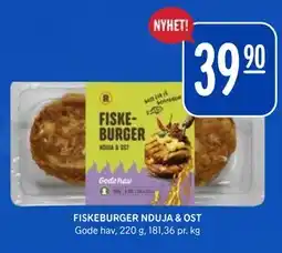 Rema 1000 FISKEBURGER NDUJA & OST tilbud