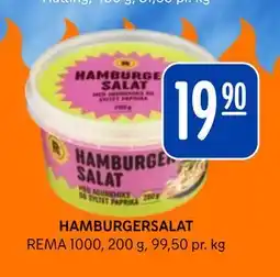 Rema 1000 HAMBURGERSALAT tilbud