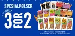 Rema 1000 SPESIALPØLSER MERKET 3 FOR 2 tilbud