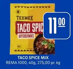 Rema 1000 TACO SPICE MIX tilbud