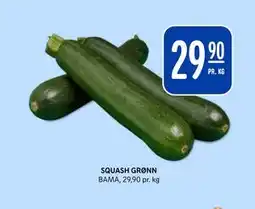 Rema 1000 SQUASH GRØNN tilbud