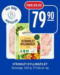 Rema 1000 STRIMLET KYLLINGFILET tilbud