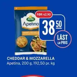 Rema 1000 CHEDDAR & MOZZARELLA tilbud