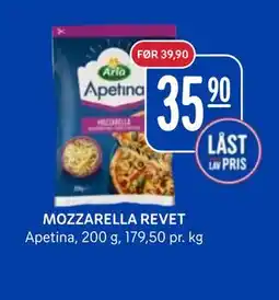 Rema 1000 MOZZARELLA REVET tilbud
