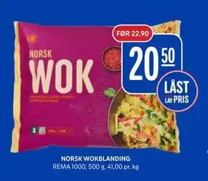 Rema 1000 NORSK WOKBLANDING tilbud