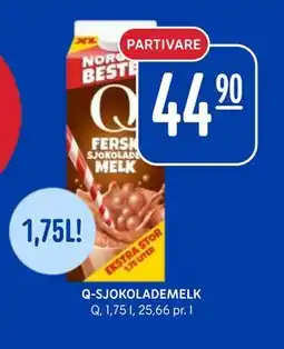 Rema 1000 Q-SJOKOLADEMELK tilbud
