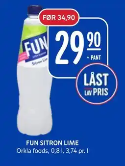 Rema 1000 FUN SITRON LIME tilbud