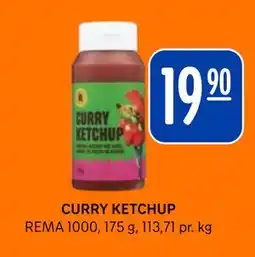 Rema 1000 CURRY KETCHUP tilbud