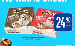 Rema 1000 KRONE-IS JORDBÆR/SJOKOLADE tilbud