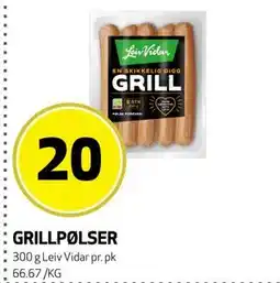 Bunnpris GRILLPØLSER tilbud