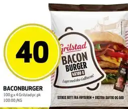 Bunnpris BACONBURGER tilbud