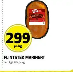 Bunnpris FLINTSTEK MARINERT tilbud
