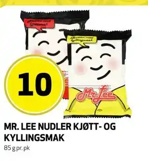 Bunnpris MR. LEE NUDLER KJØTT- OG KYLLINGSMAK tilbud