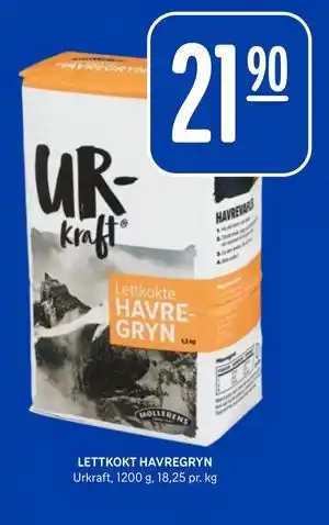 Rema 1000 LETTKOKT HAVREGRYN tilbud