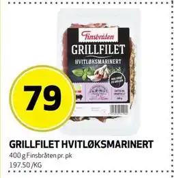 Bunnpris GRILLFILET HVITLØKSMARINERT tilbud