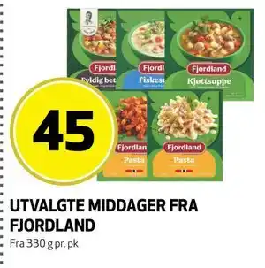 Bunnpris UTVALGTE MIDDAGER FRA FJORDLAND tilbud