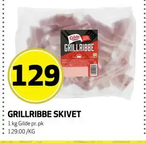 Bunnpris GRILLRIBBE SKIVET tilbud