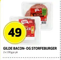Bunnpris GILDE BACON- OG STORFEBURGER tilbud