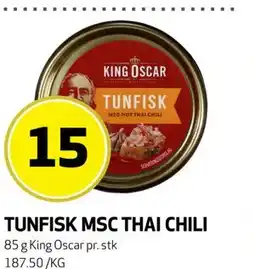 Bunnpris TUNFISK MSC THAI CHILI tilbud
