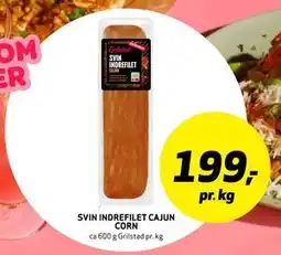 Bunnpris SVIN INDREFILET CAJUN CORN tilbud