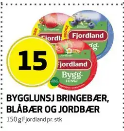Bunnpris BYGGLUNSJ BRINGEBÆR, BLÅBÆR OG JORDBÆR tilbud