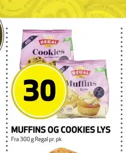 Bunnpris MUFFINS OG COOKIES LYS tilbud