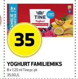 Bunnpris YOGHURT FAMILIEMIKS tilbud