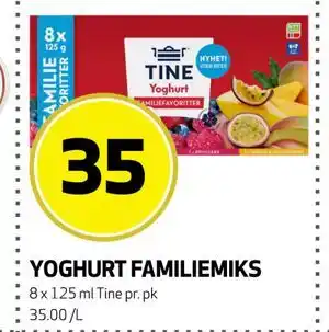 Bunnpris YOGHURT FAMILIEMIKS tilbud