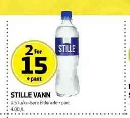 Bunnpris STILLE VANN tilbud