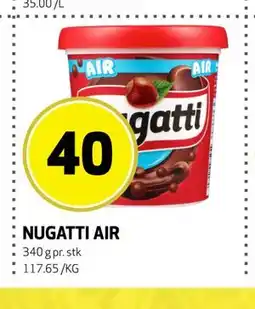Bunnpris NUGATTI AIR tilbud