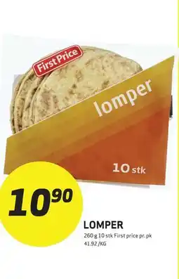 Bunnpris LOMPER tilbud
