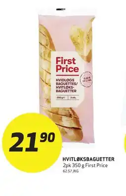 Bunnpris HVITLØKSBAGUETTER tilbud