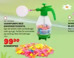 Lekia VANNPUMPE MED SIKKERHETSVENTIL tilbud