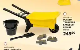 Lekia PLASTO TRILLEBÅR SANDSETT I PLAST tilbud