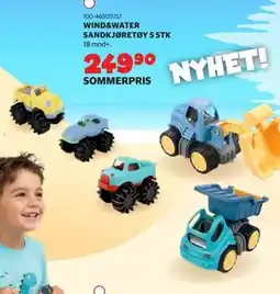 Lekia WIND&WATER SANDKJØRETØY 5 STK tilbud