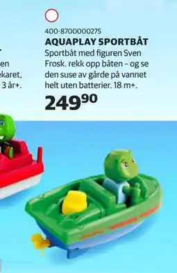 Lekia AQUAPLAY SPORTBÅT tilbud
