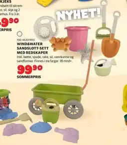 Lekia WIND&WATER SANDSLOTT‑SETT MED REDSKAPER tilbud