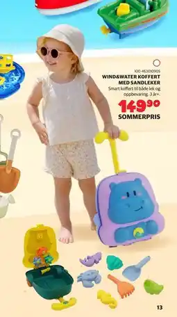 Lekia WIND&WATER KOFFERT MED SANDLEKER tilbud