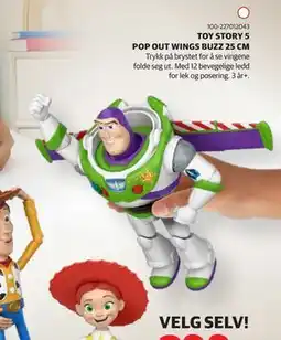 Lekia TOY STORY 5 POP OUT WINGS BUZZ 25 CM tilbud