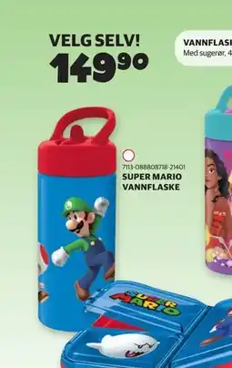 Lekia SUPER MARIO VANNFLASKE tilbud