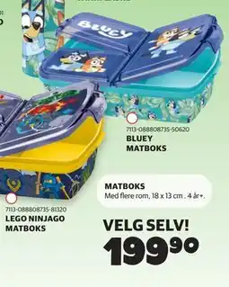 Lekia BLUEY MATBOKS tilbud