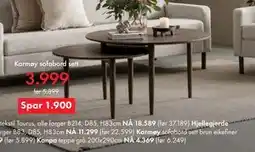 Fagmøbler Karmøy sofabord sett tilbud