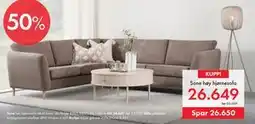 Fagmøbler Sone høy hjørnesofa tilbud
