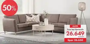 Fagmøbler Sone høy hjørnesofa tilbud