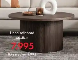Fagmøbler Linea sofabord tilbud