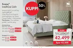 Fagmøbler Svane IntelliGel Zefir Kontinentalseng tilbud