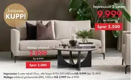 Fagmøbler Impression 3-seter tilbud