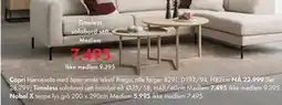 Fagmøbler Timeless sofabord sett tilbud
