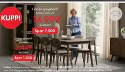 Fagmøbler Linden spisebord tilbud