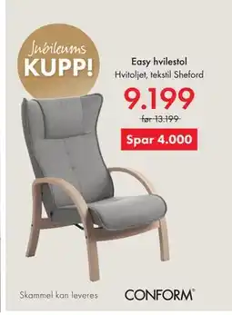 Fagmøbler Easy hvilestol tilbud